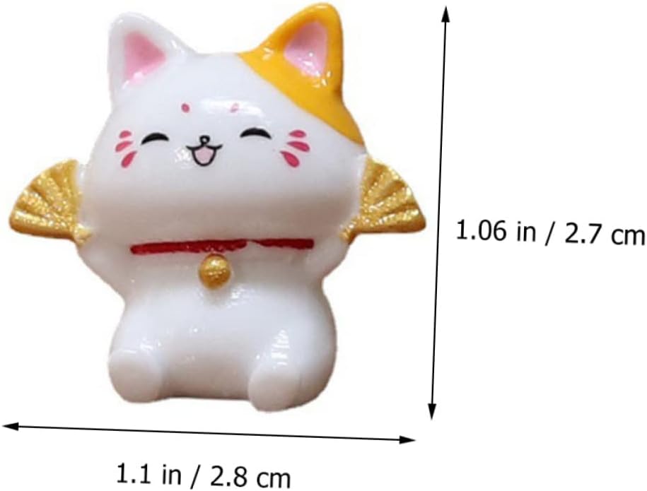 BESTOYARD 36 - Piece Mini Cat Figurines - Realistic Lucky Cat Statues for Micro Landscape, Home, Desk & Garden Decor - Ideal Gift