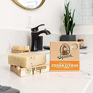 Dr. Squatch DISCONTINUED All Natural Bar Soap for Men with Zero Grit, Cedar Citrus Dr Squatch DISCONTINUED All Natural Bar Soap for Men with Zero Grit Cedar Citrus