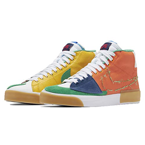 [ナイキ] NIKE SB ズーム ブレーザー ミッド エッジ SB Zoom Blazer Mid Edge セーフティオレンジ/ゴールド/ホワイト/グリーン DA2189-800 ナイキジャパン正規品 27.5cm