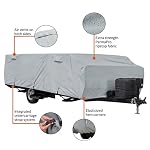 Classic Accessories Over Drive PermaPRO Folding Camping Trailer Cover, Fits 10'-12'L, Camper RV Cover, Customizable Fit… - Image 3