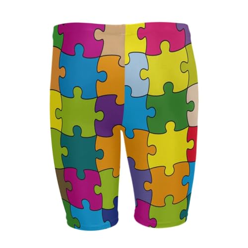 Poeticcity Men Midi Swimwear, Swim Pants Thong Swimsuit Shorts Crotch Outfit(S-3XL)2