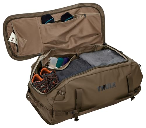 Image of Thule Chasm 90L Duffel, Easy to Pack, Converts to Backpack, Internal mesh Pockets, Lockable Zippers, Recycled Materials
