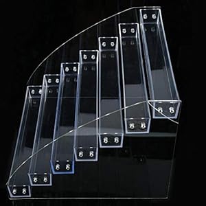 BLLBOO Nagellakrek – 6 soorten duurzame nagellak acryl helder make-up display standaard organizer houder (7 lagen)