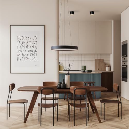 アートワークスタジオ グロー 5500 LED ペンダントライト 〜10畳用 40000時間 調色 (暖色/白色 切り替え可) リビング ダイニング 照明 広範囲 吊り下げ コード調整 調節 AW-0625E-BK/CGD (ブラック+シャンパンゴールド) 【LED電球内蔵】