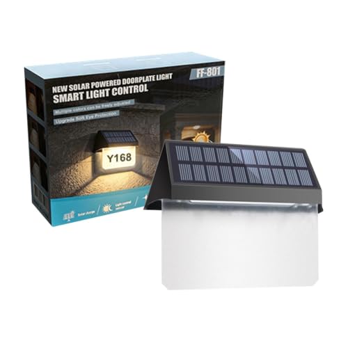 Luz solar de dirección para fachadas residenciales y patios iluminados de forma automática