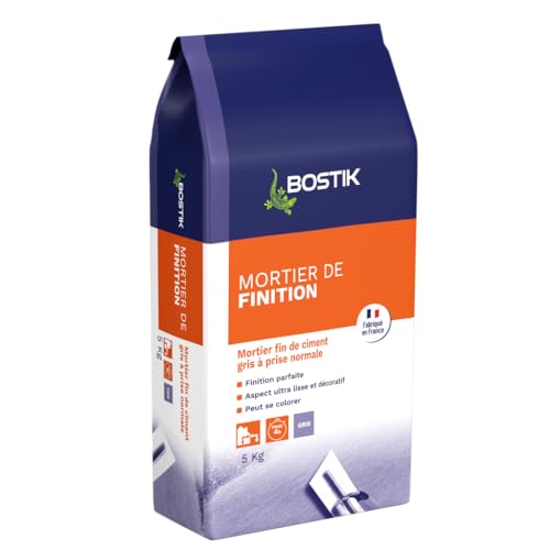 Mortier Finition Gris 5 kg Bostik