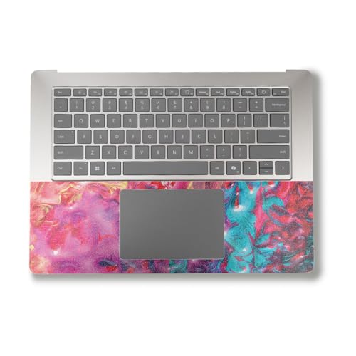 Image of Glossy Glitter Laptop Skin Compatible with Surface Laptop 7 15 inch (2024) - Paint Party - Premium 3M Vinyl Protective Wrap Decal Cover - Easy to Apply | Crafted in The USA by MightySkins