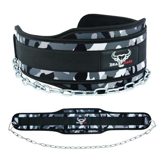 Beast Rage Cinturón Lastre Dominadas Inmersión,Cinturon Lastre Gym, Cadena Para Levantamiento De Pesas, Cinturón De Inmersión Para Hombres Y Mujeres, Culturismo (Camo)