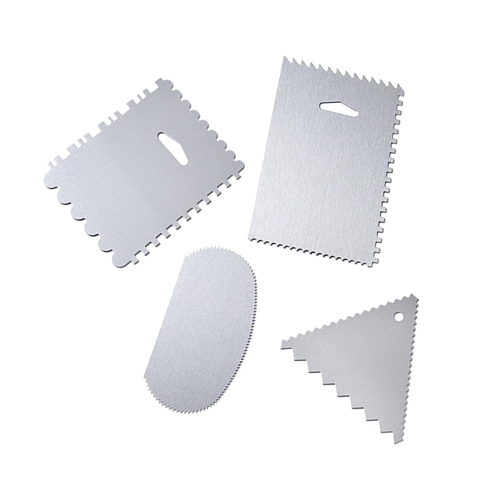 Grattoir à beurre et outil de glaçage en métal pour un lissage parfait