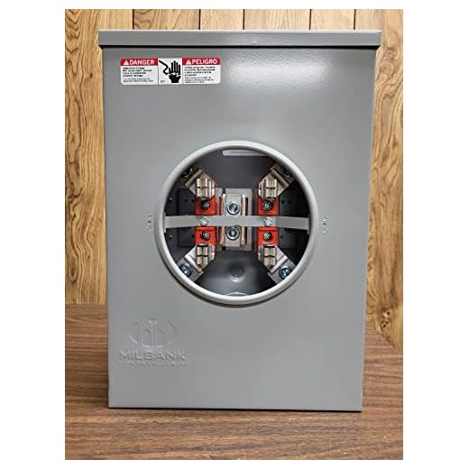 MILBANK U8878-RL-LR 200 AMP OH/UG RINGED METER CAN SOCKET RELIANT CENTER POINT