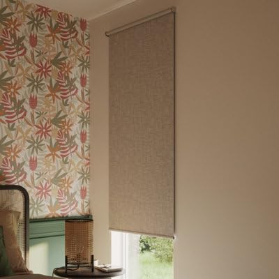 GoodHome Store Enrouleur occultant Novan Taupe 75 x 240 cm