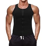 Hombres Body Shaper Sweat Shirt Casual Culturismo sin Mangas Chaleco Adelgazante Moda sólido Bodi Fitness Top