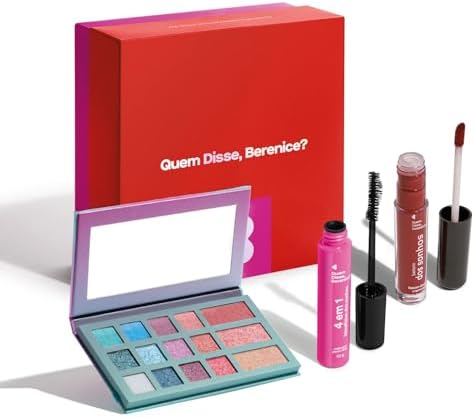 Combo: Paleta de Maquiagem Multifuncional + Máscara Para Cílios 4...