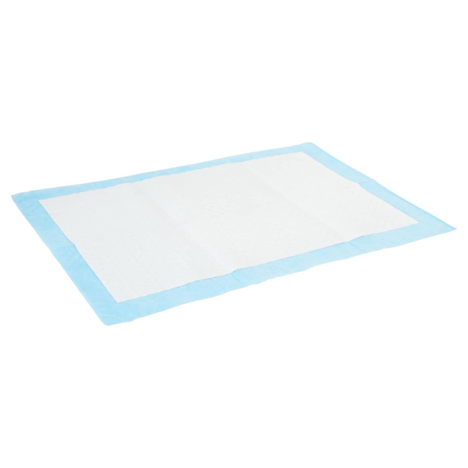Lot de 50 tapis de dressage en tissu non tissé pour animaux de compagnie, 45 x 33 cm, avec structure à 5 couches, tapis de dressage absorbant pour chiens et chats, tapis de protection