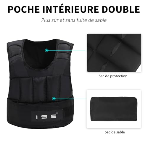 Veste lestée pour musculation afin de progresser rapidement sans haltères encombrants