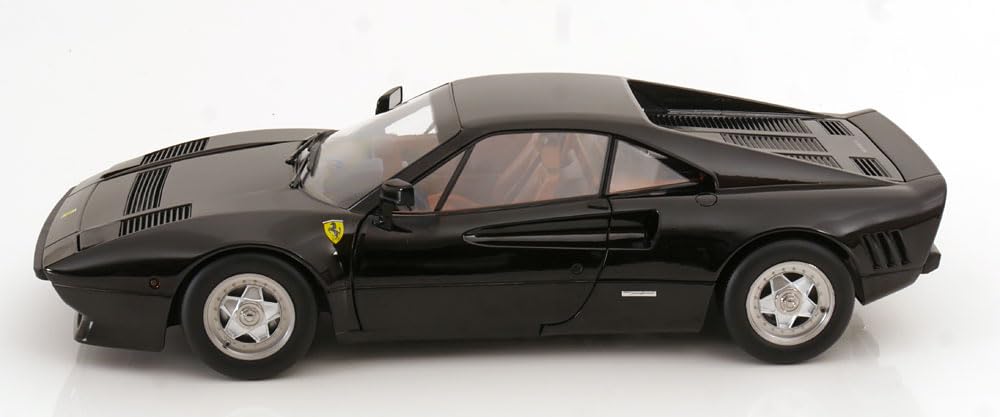Ferrari 288 GTO 1984 Miniature 1/12 KK-Scale - Voiture De Collection Noir Métal Ouvrants