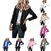 Women Business Casual Blazer Jacket Open Front Long Sleeve Work Office Suit Jackets Elegant Professional Outfits Light Green