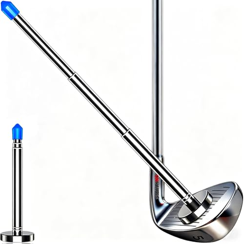 ONHAWKS Golf Alignment Rods - Club Alignment Sticks with Telescopic Magnetic Corrector Trainer Aid Tools Help Visualize and Align Your Golf Shots Club,Swing Aim Practice Accessories Golf Gifts