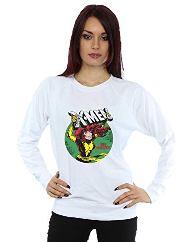 Marvel Women's X-Men Defeated By Dark Phoenix Sweatshirt White Small