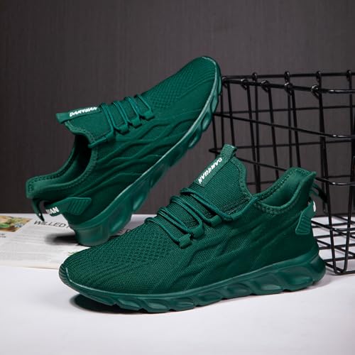 Image of Mens Walking Shoes Tennis Sneakers Running Workout Jogging Rubber Athletic Sole Ultra Light Breathable Comfortable Non Slip Fashion