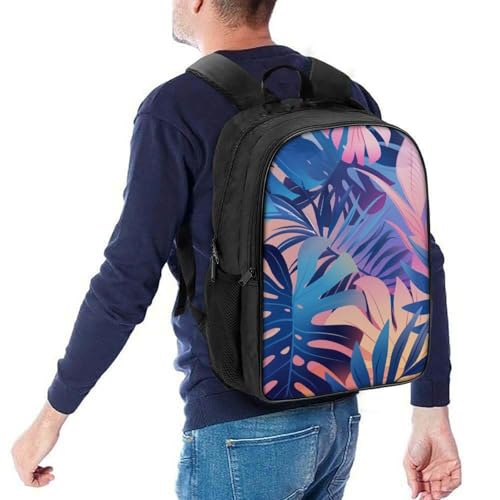 Mochila escolar infantil alegre con hojas para ir a la guardería 5