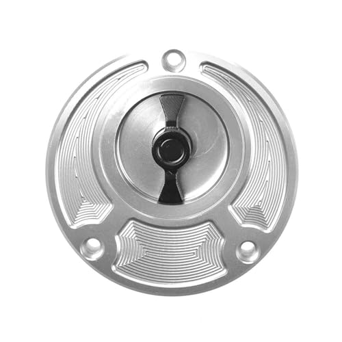 Bouchon de réservoir d'essence alu sans clé argent pour moto MT