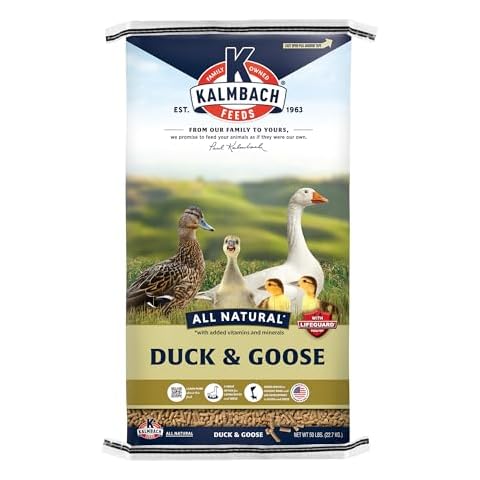 Kalmbach Feeds 18% All Natural Duck and Goose Feed Mini Pellet, 50 lb Cover