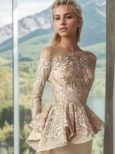 Mermaid/Trumpet Elegant Mother of The Bride Dress Wedding Guest Dress Satin Scoop Neck Floor Length Appliques 20244