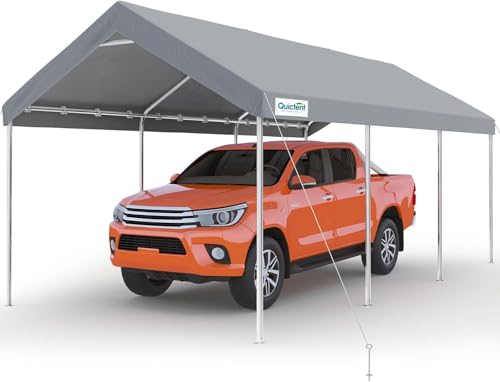 Quictent 10x20 ft Carport Canopy with reinforced structure