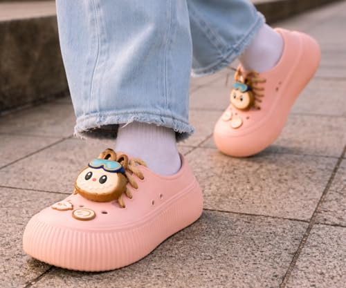 Image of Kraasa Women Lightweight EVA Clogs Comfortable Slip-On Casual Garden Shoes with Cushioned Footbed, Flexible Durable Sole and Breathable Design, Walking, Travel and Outdoor Use