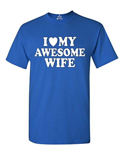 Hpyeed I Love My Awesome Wife T-shirt Couples Shirts