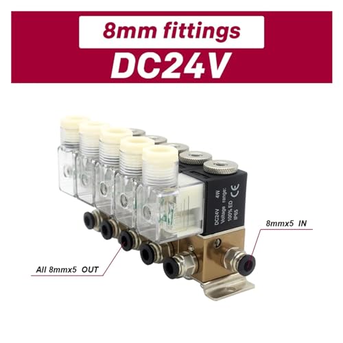 Électrovanne pneumatique 3/2 à double flux de pression positive négative - 3