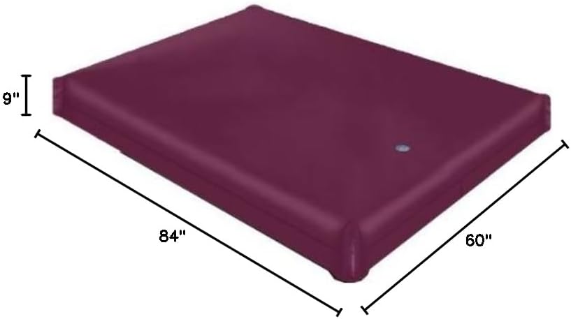 Free Flow Full Motion Basic Waterbed Bundle Package (Mattress, Liner, Heater, Fill & Drain kit) for hardside (Wood Frame) waterbed Queen (60x84)