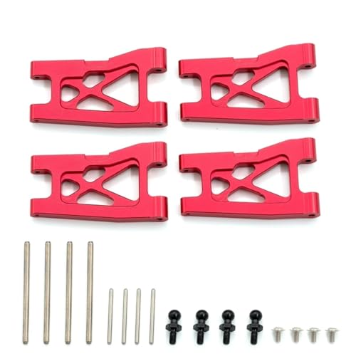 RC�J�[�̕i���� For TRAX4 For LaTx For Teton For Desert For Prerunner For SST 1/18 RC�J�[�������i 4�p�b�N �t�����g ���A �T�X�y���V���� �A�[��(Red)