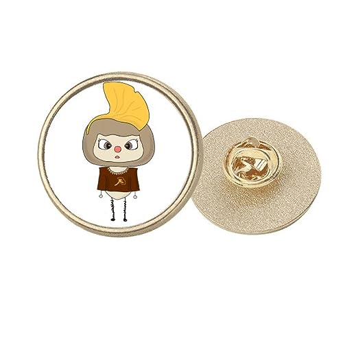 Broche ginkgo jaune feuille automne métal doré pour fixer écharpe