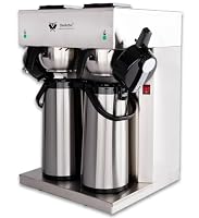 Beeketal 'BGK-TK2' Gastro Duo Filterkaffeemaschine inkl. 2 Pump Thermoskannen mit je 2,1 Liter Kapazität | Doppel Filter Kaffeemaschine inkl. Starterset Kaffe Korbfilter (Größe: 85/245) – Ansicht 1