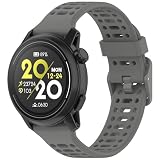 BoerHang Cinturino Compatibile con COROS APEX 2, Cinturino per Orologio Sportivo in Silicone per Fitness, Cinturino Compatibile con COROS APEX 2.(Grigio scuro)