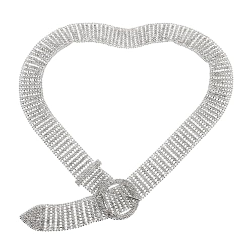 Ceinture femme à boucle ronde festive : l'accessoire strass idéal à offrir pour Noël