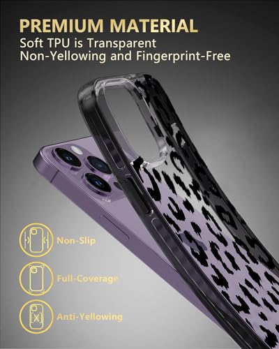 Coque iPhone 13 Pro Max léopard protection militaire anti-chute