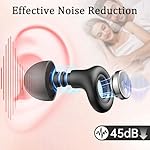 Ear Plugs for Sleeping 45dB Noise Cancelling, Reusable Silicone Earplugs with 8 Eartips, Soft Comfort Ear Plugs for Noise Reduction, Concerts, Snoring (Black) - Image 2