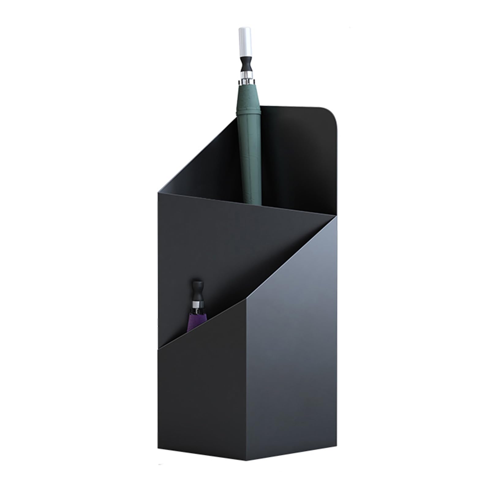 sdSDGrw umbrella stand, Umbrella Holder for Walking Sticks & Canes - Stylish Entryway & Office Storage Solution(Black)