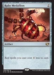 Magic The Gathering - Ruby Medallion (Artifact, 265/337) - Commander 2014 Card
