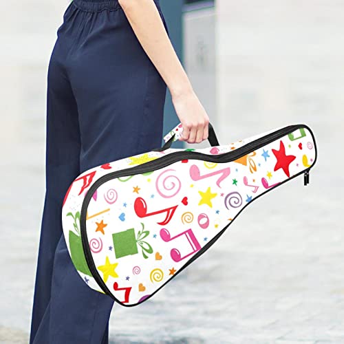 Housse pour ukulélé – Motif note de musique – Rembourrage en éponge de 10 mm d’épaisseur – 53,3 cm – Avec sangles… - Les Beatles, Paul McCartney, John Lennon, RIngo Starr, George Harrison Housse pour ukulélé - Motif note de musique - Rembourrage en éponge de 10 mm d'épaisseur - 53,3 cm - Avec sangles… – Image 7