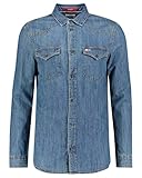 Tommy Jeans Herren Dm0dm14269 Hemden/gewebte Oberteile, Denim Medium, L