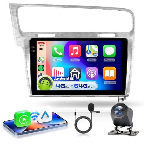 Radio para coche para VW Golf 7 con pantalla táctil de 10.1" de VECHTEL y Android Auto