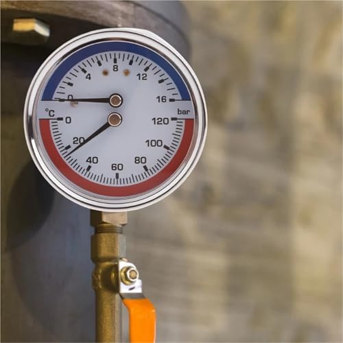 Manómetro térmico de acero inoxidable para control exacto de calderas 2