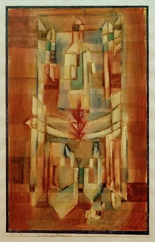 Art mural Paul Klee la flèche volante pour habiller un mur vide avec une toile 60x90cm