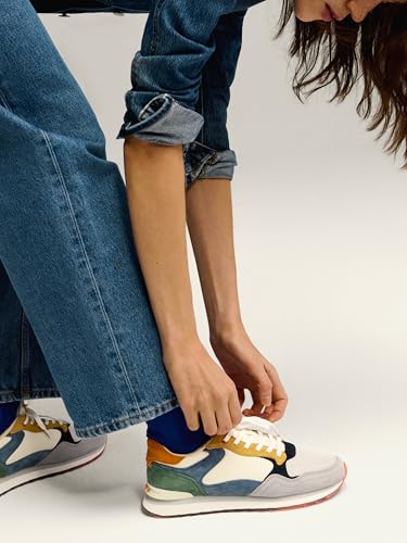 Hoff Para Mujer. 12202018 Zapatillas De Piel Bangkok Multicolor (36), Plano, Cordones, Casual - 7