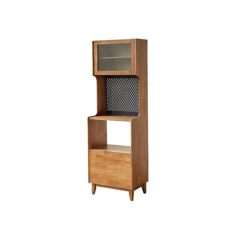 MPOPO Gabinete de Entrada Mesa de Madera Maciza for Guardar vajilla (60 x 40 182,5 cm), Armario Pared for Cocina y té, Mueble Almacenamiento for salón Gabinete de Almacenamiento de Cocina