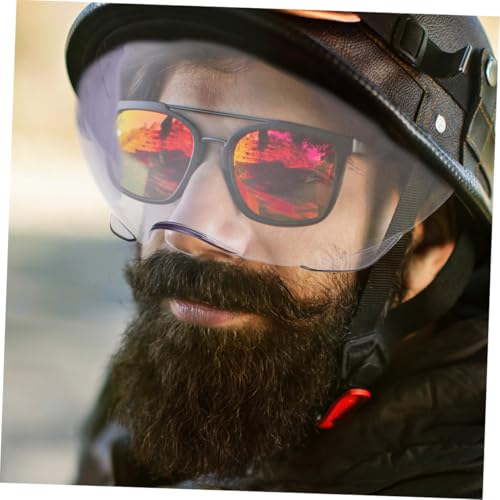 Visières de remplacement anti-rayures écran transparent casque jet - 4
